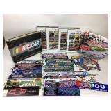 NASCAR books, Brickyard 400 tickets and stickers