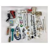 Custom jewelry, old spectacles, screws,