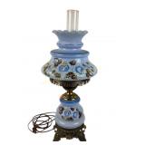 Hurricane Gone With The Wind Lamp with Brass