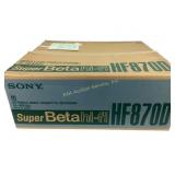 Sony super beta hi-fi, SL ï¿½ HF870D, box opened