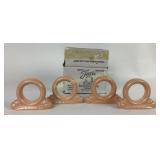 Fiesta napkin holders - set of 4 in box