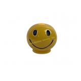 Smiley face bank porcelain.