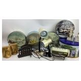 Wall mount headboard decorative metal lamp,