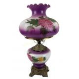 Hurricane Gone With The Wind Lamp with Brass