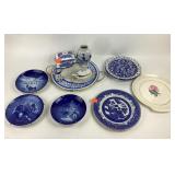 Transferware turpentine with lid, Decorative