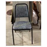 Paisley vinyl 10 chairs stackable chairs