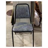 Paisley vinyl 10 chairs stackable chairs