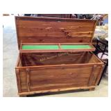 The chest measures 48 inches long, 20 inches