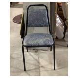 Paisley vinyl 5 chairs stackable chairs