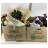 Holiday wreaths, hand made holiday decor, vases