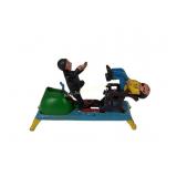 Cast iron the dentist chair/pulling teeth