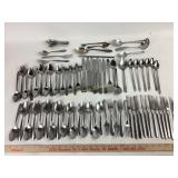 Stainless Steel flatware pieces.