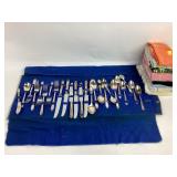 Silver Plate, flatware pieces, a brand, R&B