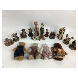 Boydï¿½s bear and friends figurines.