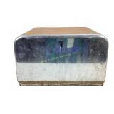 MCM bread box with shelf.