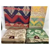 Lady worth blankets, southwestern inspired
