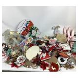 Holiday crafting items.