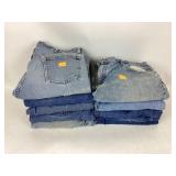 Rustler and Wrangler menï¿½s jeans in fair to good