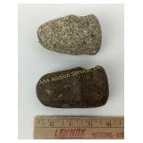 (2) Native American stone tools