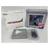 Postage stamp metal historical planes Southwest