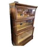 The Fred Macey & Co LTD oak Barristerï¿½s Bookcase