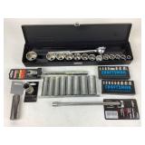 Pittsburgh and Craftsman ratchet and sockets set