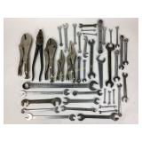 Pliers and wrenches including Craftsman and