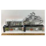 Friends curved table glasses  eight, set of 4