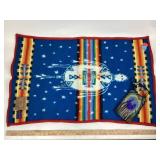 Wool wall hanging made it in the USA Southwestern
