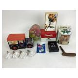 Metal tins. Kelloggs.  Campbellï¿½s, Lipton teas,