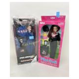 Daron astronaut doll.  Daron pilot doll still in