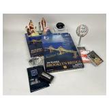 Signed base ball. 3d Brooklyn Bridge 64 piece