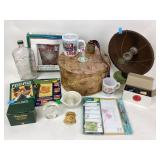 Fire King advertisement mug. Lenox figures,