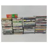 CDs and cassettes kid Rock, Janis Joplin, Tom
