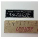 Antique Huntingburg Indiana Wagon Works metal