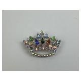 B. David costume jewelry rhinestone brooch Family