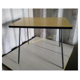 MCM laminate top expandable table with hair pin