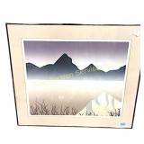 Signed numbered print moonglow II P. Soberno