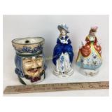 Occupied Japan figurines, and Toby king head
