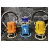 Railroad battery operated lanterns. Santa Fe,