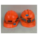 Railroad hardhats. Burlington Northern Santa Fe