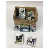 Sports trading cards, baseball hockey football.