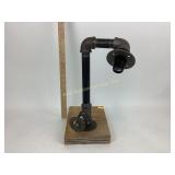 Industrial pipe lighting fixture, needs wiring