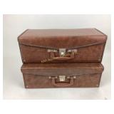 [2] 8 Track tape holders with tapes including