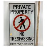Union Pacific Railroad Private Property No
