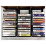 Cassette tapes Merle Haggard, the Oak Ridge boys,