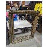 [2] Ornate picture frames, chipped corners,