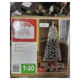 Holiday Time 6 foot flocked Pine Christmas Tree