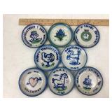 MA Hadley pottery Saucers