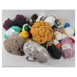 Yarn. Different brands, lengths and texture.